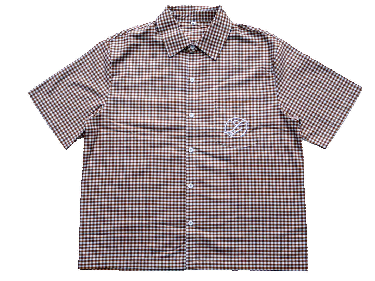 Brown plaid  shirt