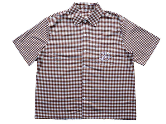 Brown plaid  shirt