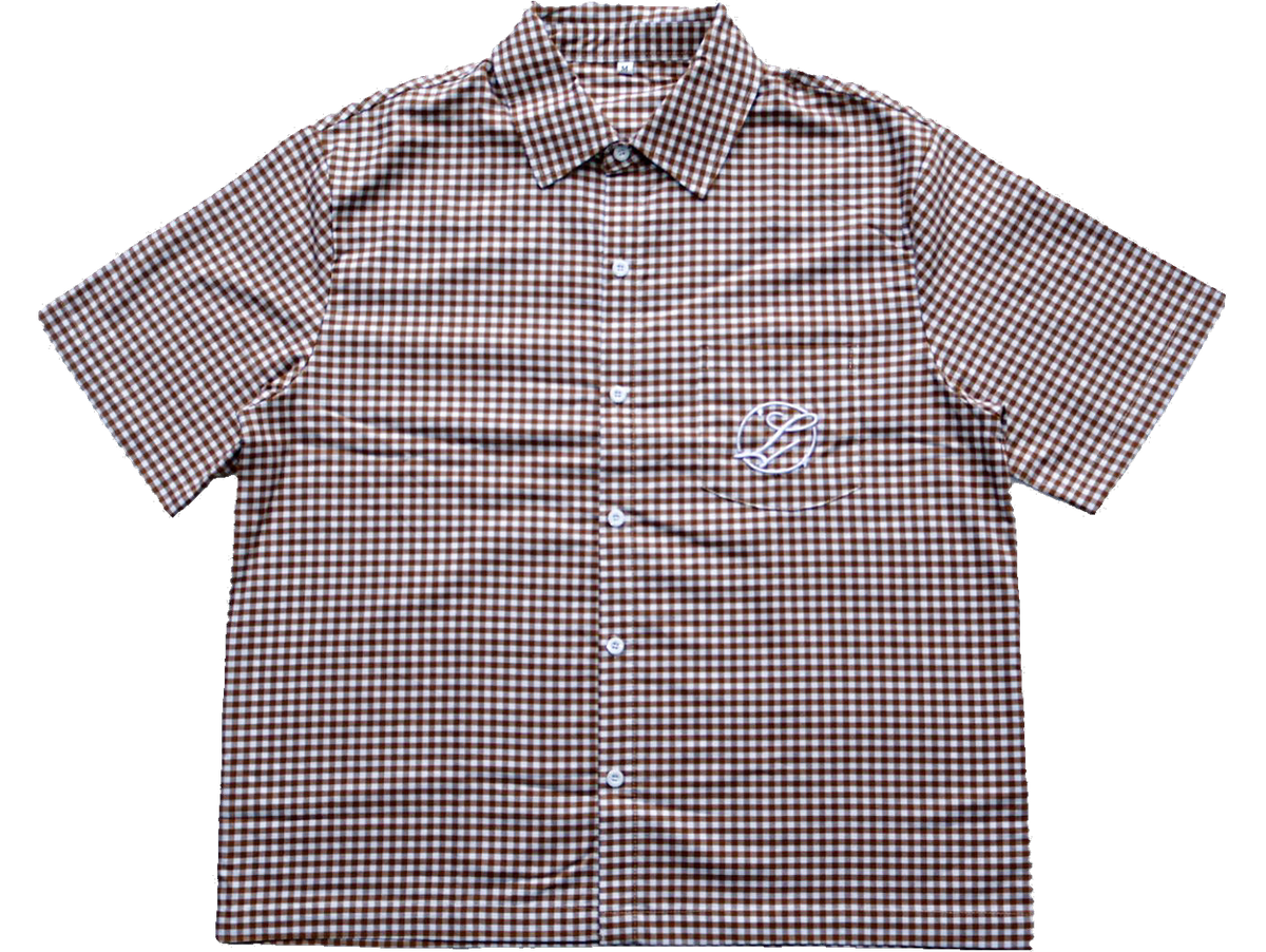 Brown plaid  shirt