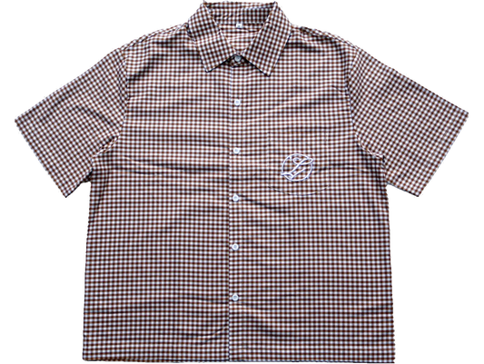 Brown plaid  shirt
